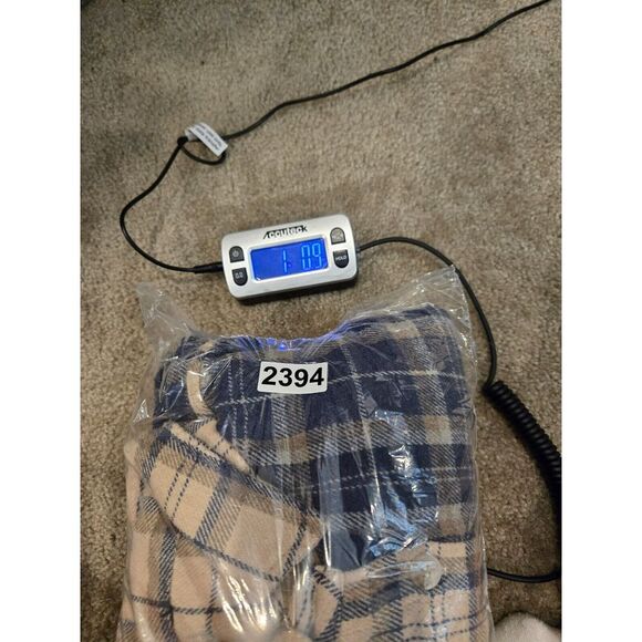 Commense Womens Oversized Color Blocked Plaid Flannel Shirt Jacket Shaket Size M - Picture 8 of 8